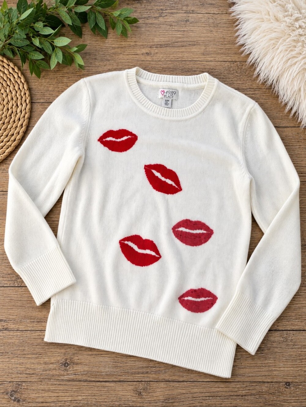 Size 7/8 1989 place long sleeve sweater